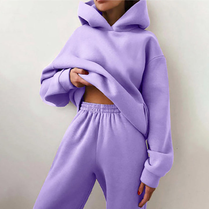 Femme Cozy Oversized Hoodie og Joggingdragt Sæt Stilla