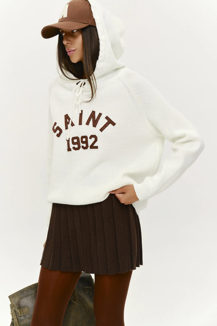 Kvinders komfortable hoodie med klassisk branding Stilla
