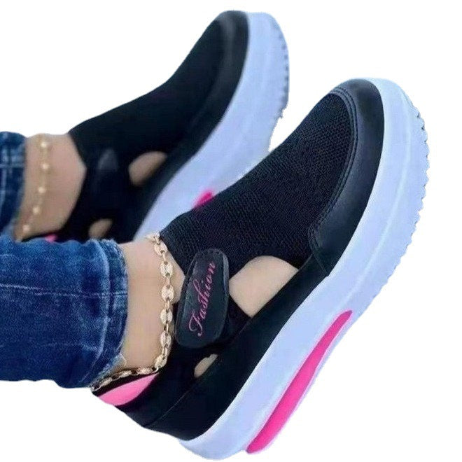 Dame Slip-On Sneakers med skridsikker sål og åndbar overflade Stilla
