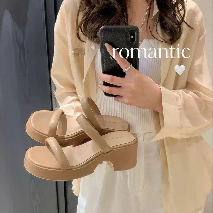 Dame Chunky Platform Remsandaler Stilla