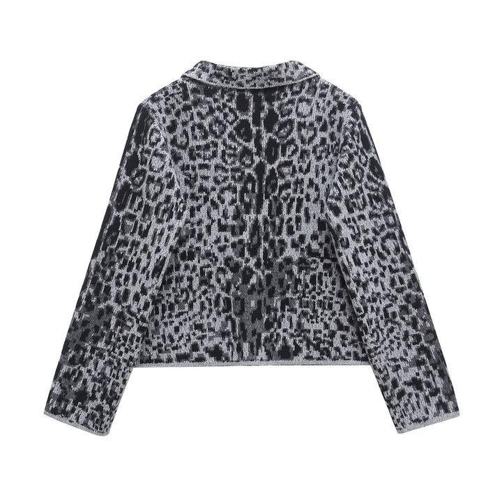 Femme Stilfuld Leopard Print Cardigan Stilla