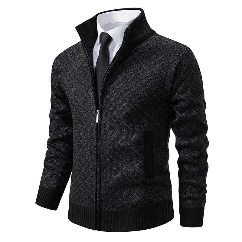 Herre struktureret Zip-Up sweatshirt Stilla