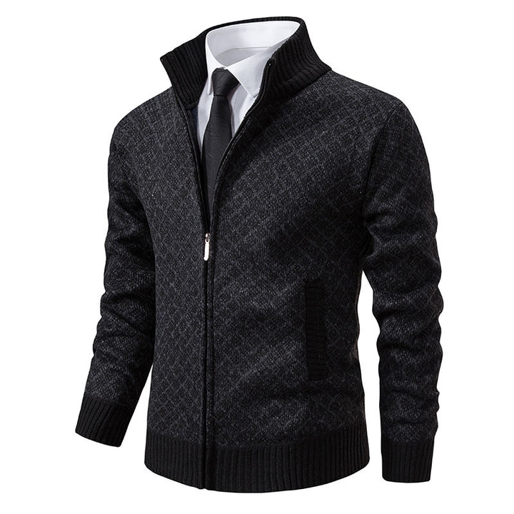 Herre struktureret Zip-Up sweatshirt Stilla