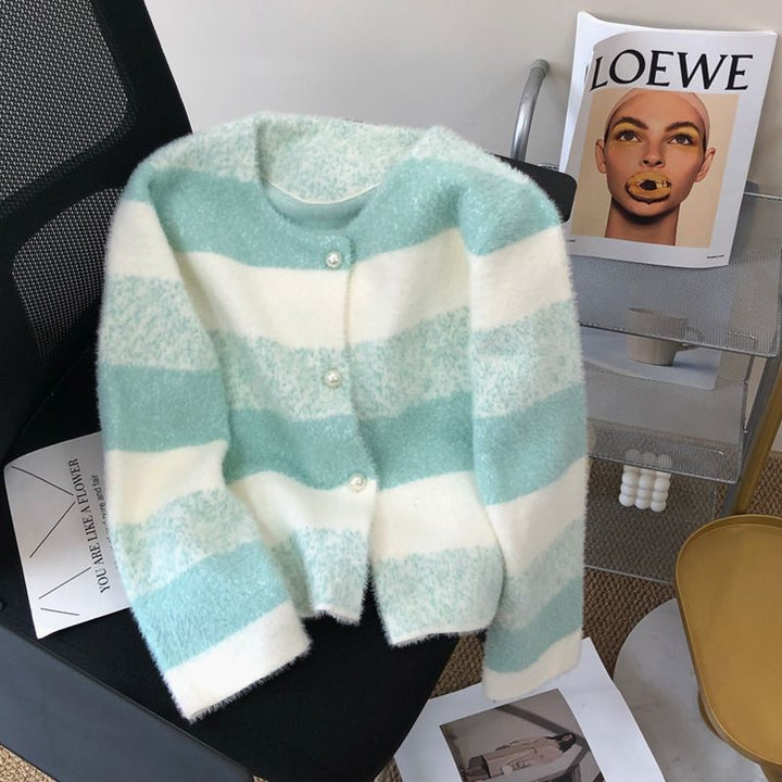 Kvindernes hyggelige cardigan med perleknapper Stilla