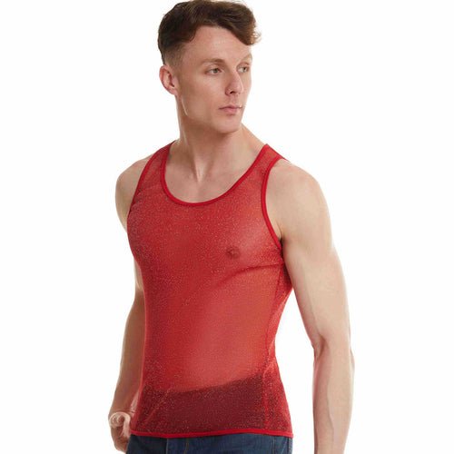 Herrer åndbar muskelshirt lavet af let, elastisk materiale Stilla