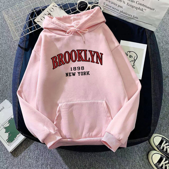Kvindernes hoodie med urban Brooklyn design Skovae