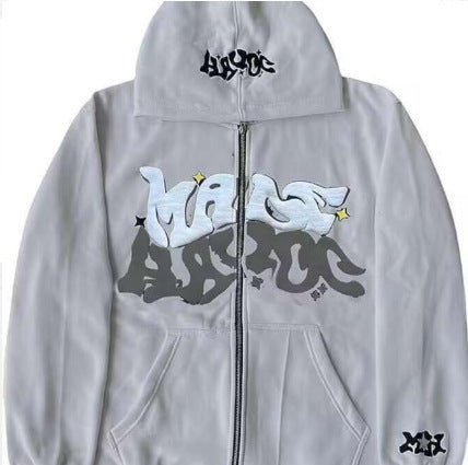 Kvinder Hoodie med unikt graffiti design Skovae