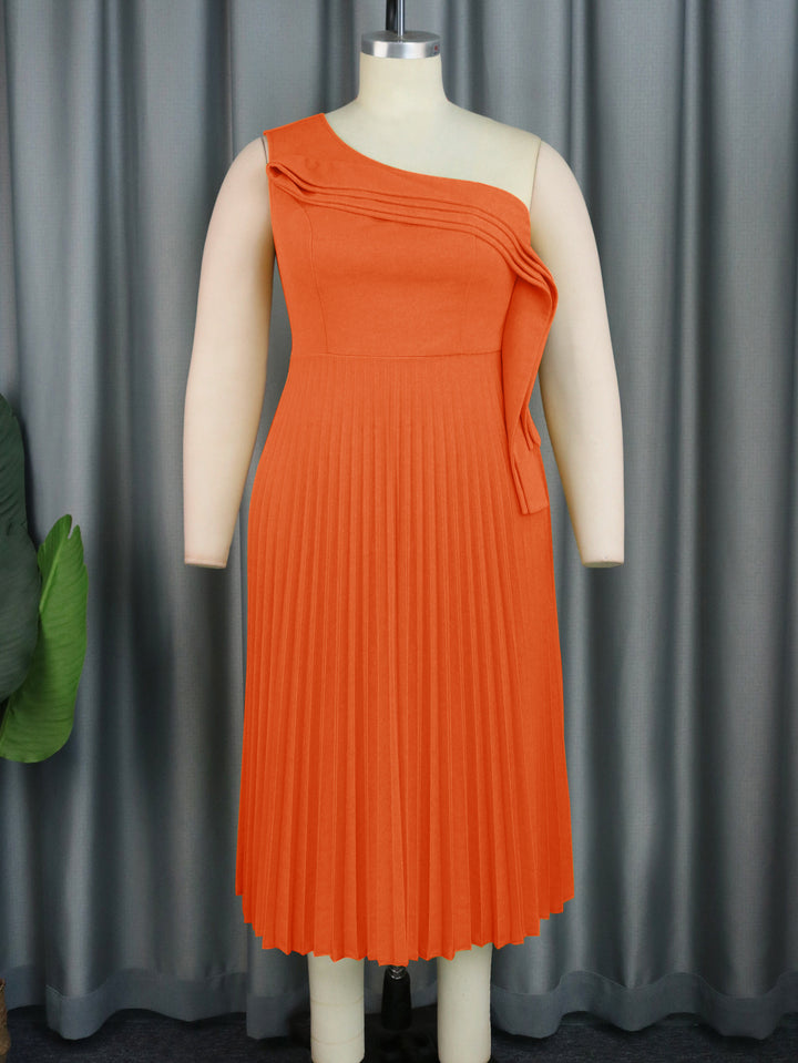 Dame Elegant sommerfugl kjole med asymmetrisk ruffles design Skovae