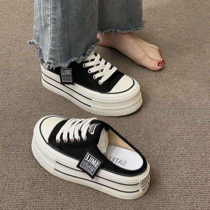 Dame Plateau sneakers med iøjnefaldende design og skridsikker sål Stilla