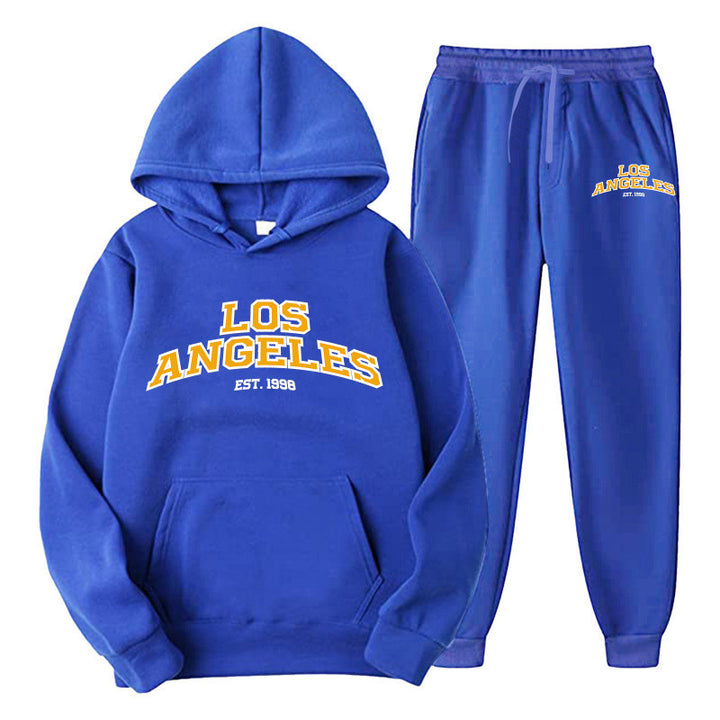 Kvindernes Sporty Hoodie og Joggingbukser Sæt Skovae