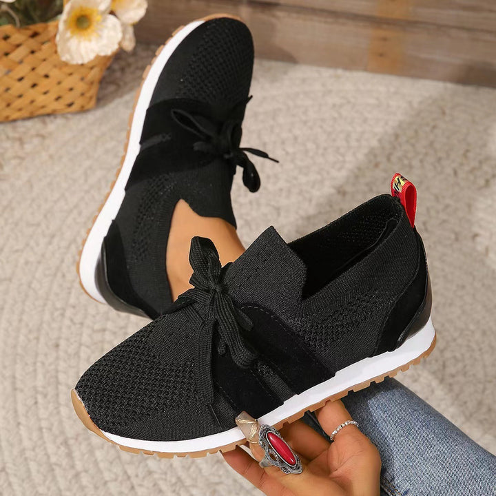 Damer let sneakers med åndbart overmateriale og elastiske bånd Stilla