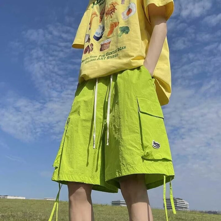Herre casual Cargo-shorts med praktisk snit og sidelommer Stilla