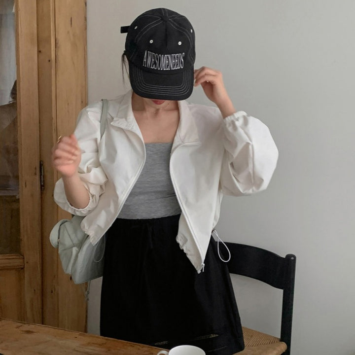 Dame letvægts cropped overgangsjakke Stilla