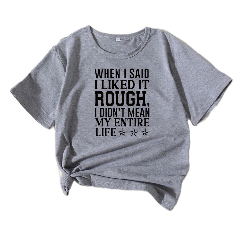 Dame Fritids Slogan Top Stilla