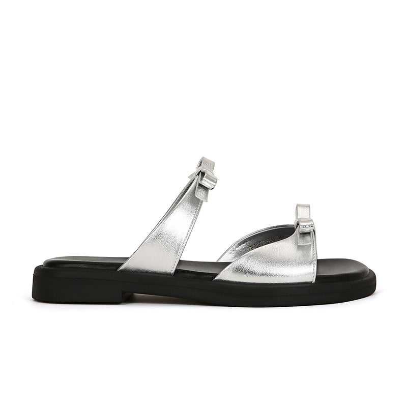 Dame justerbare Slingback flade sandaler Stilla