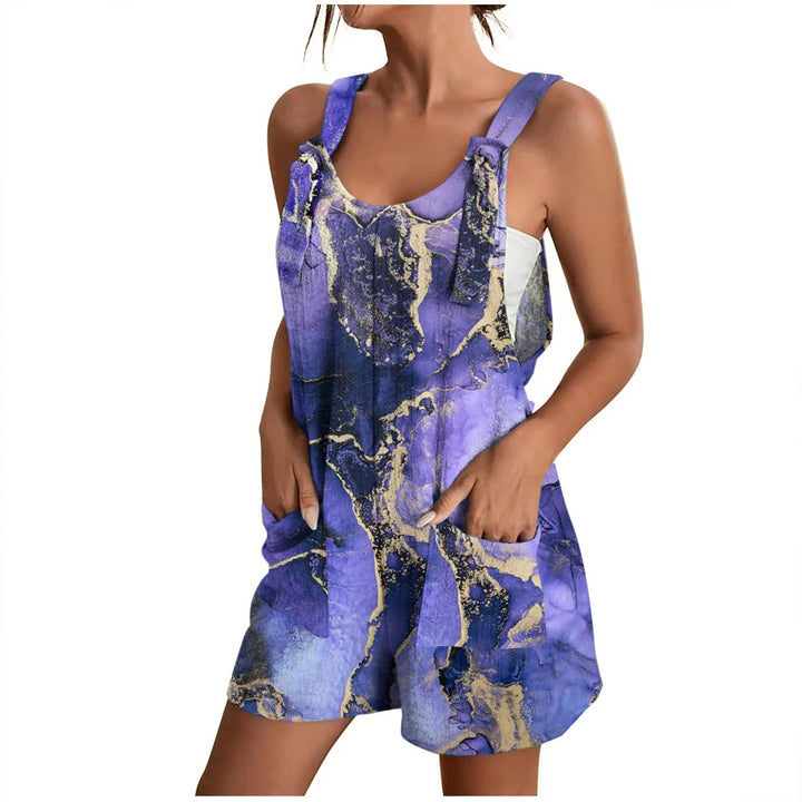 Dame afslappet sommeroverall med praktiske lommer Stilla