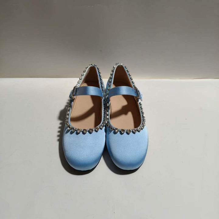 Femme Classic Mary Jane Ballerinas med strass detaljer Stilla
