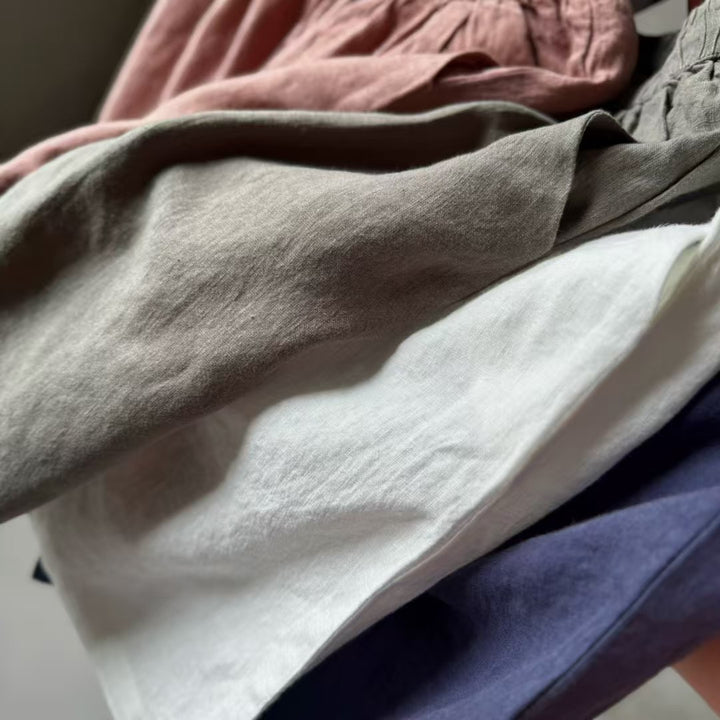 Femme Afslappet Pasform Linned Shorts Stilla