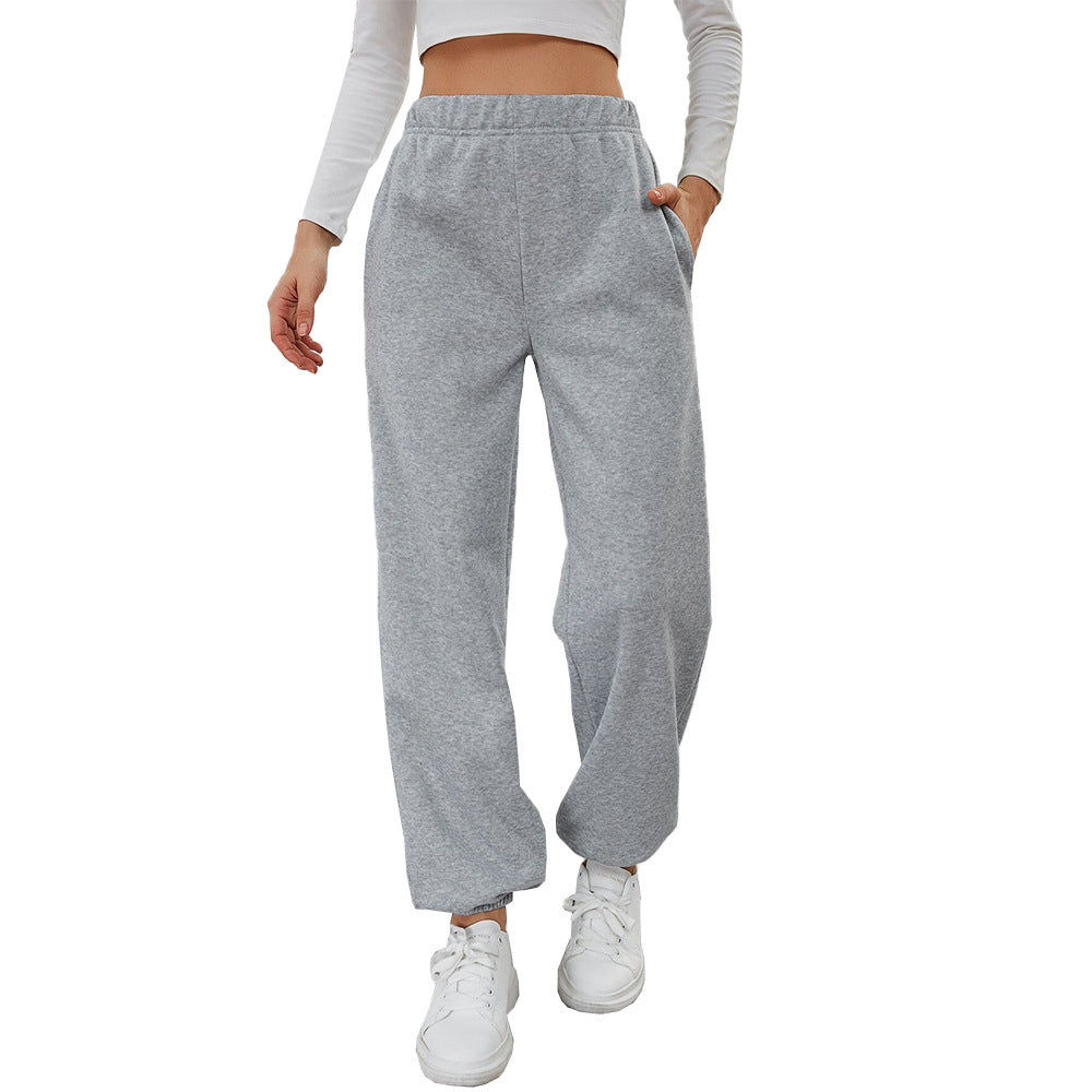 Kvinders afslappede sweatpants med elastisk talje og sidelommer Stilla