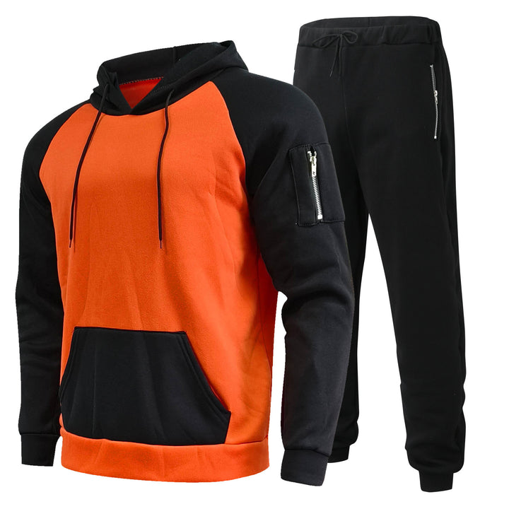 Herrer Sportiv Hoodie- og Joggingbukser-Sæt med åndbart Struktur Stilla