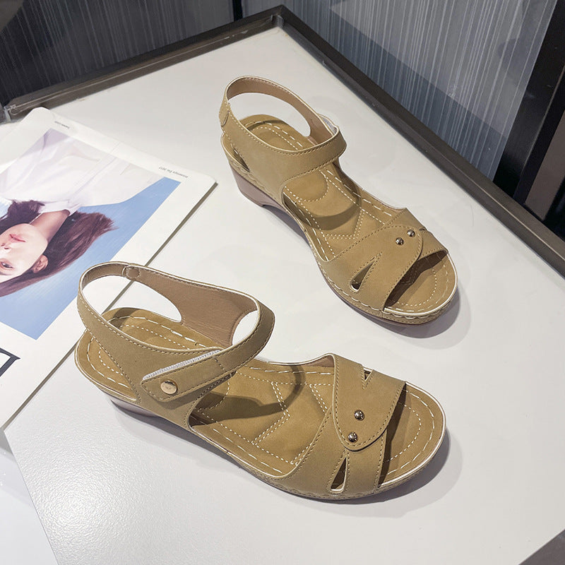 Dame Komfortable Slingback Sandaler med moderne spænde dekoration Stilla