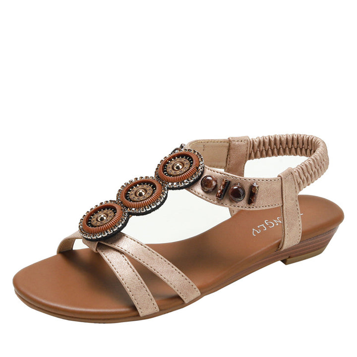 Dame Farverige Ethno Sandaler Stilla