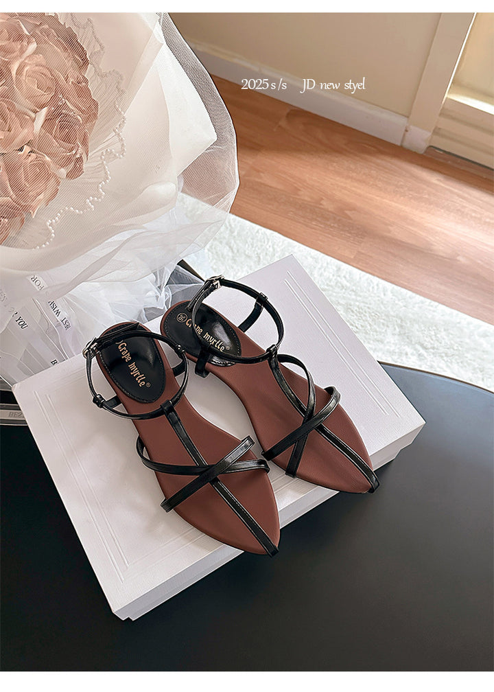 Dame Elegant Rem Sandaler Stilla
