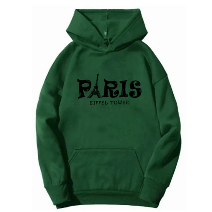 Kvindernes Hoodie med Kreativ Paris Design Skovae