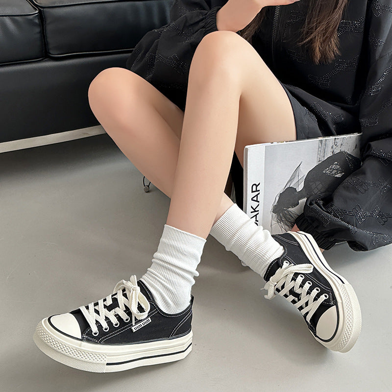 Herrer Fritid Snørebånd Canvas Sneakers Stilla