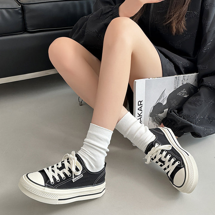 Herrer Fritid Snørebånd Canvas Sneakers Stilla