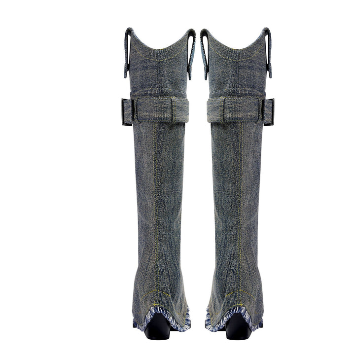 Femme Statement Denim Støvler Stilla