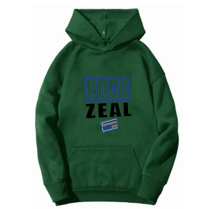 Dame hoodie med afslappet grafisk design Skovae