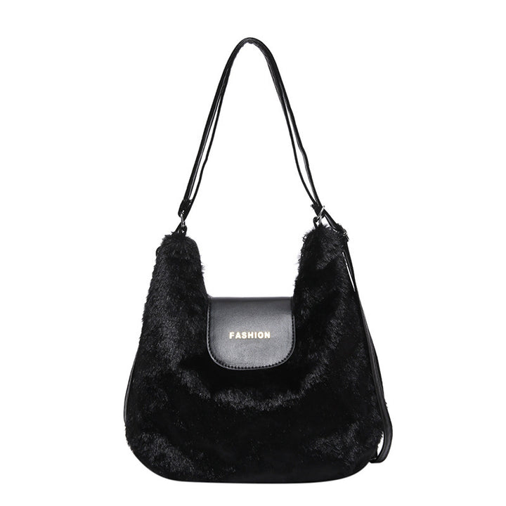 Femme Chic Falsk pels Skuldertaske Stilla