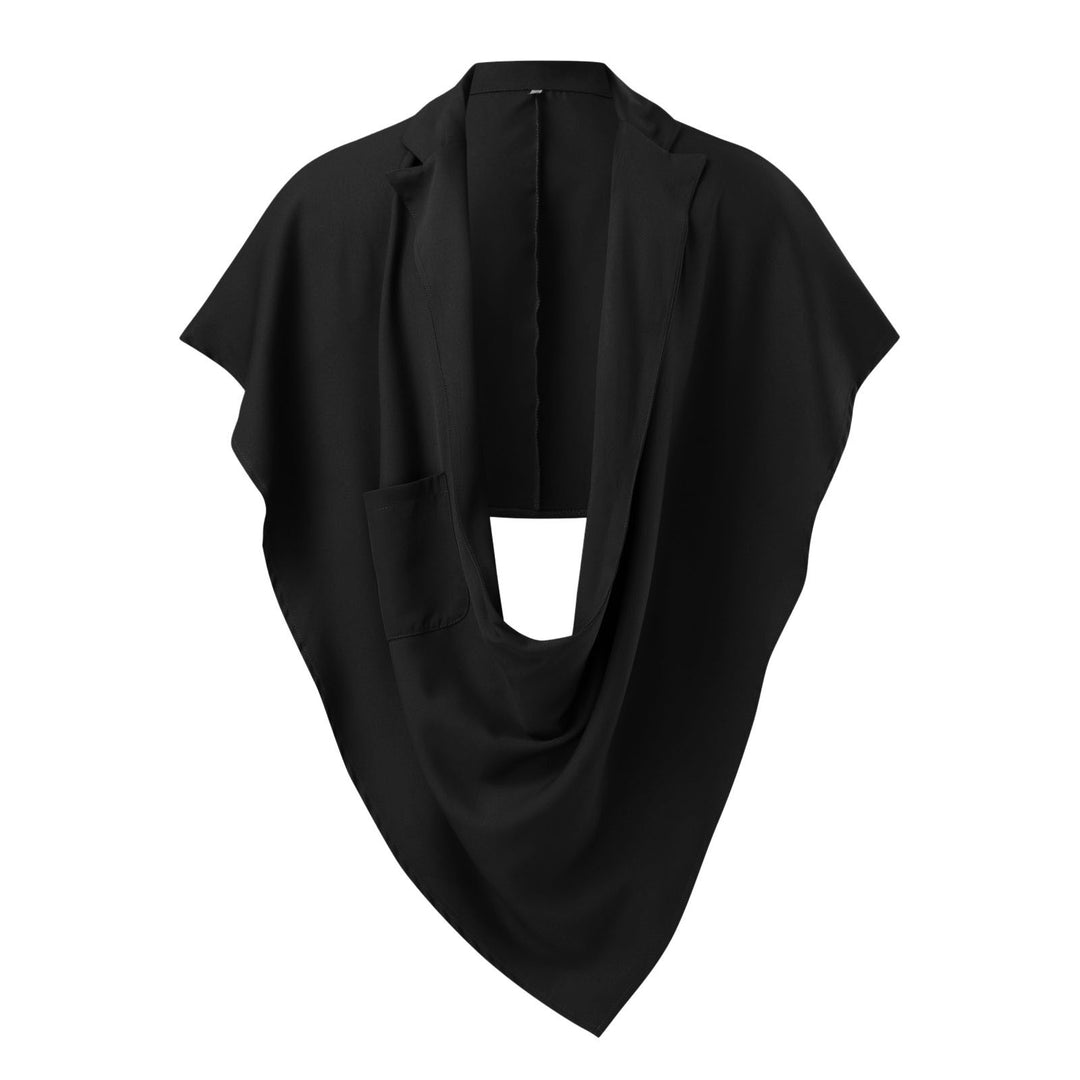 Dame moden oversized tørklæde med praktisk lomme Stilla