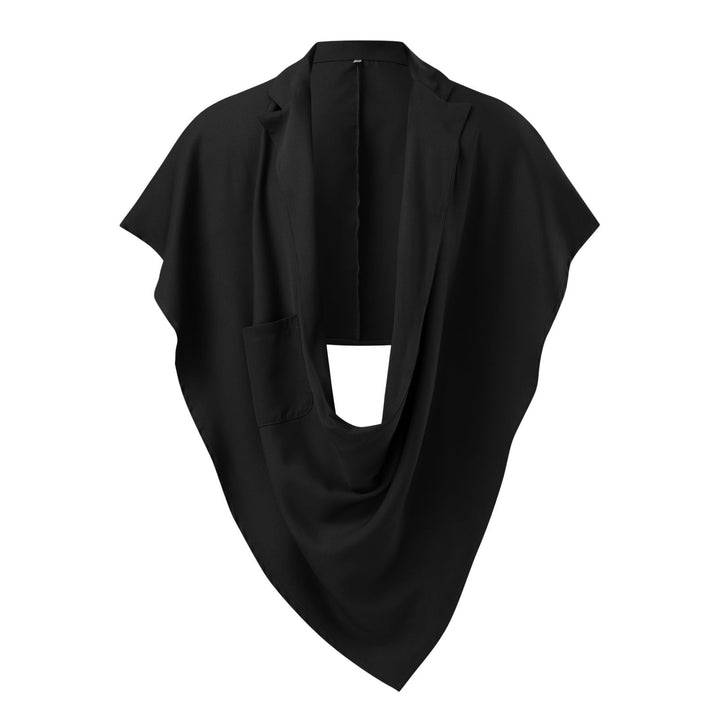 Dame moden oversized tørklæde med praktisk lomme Stilla