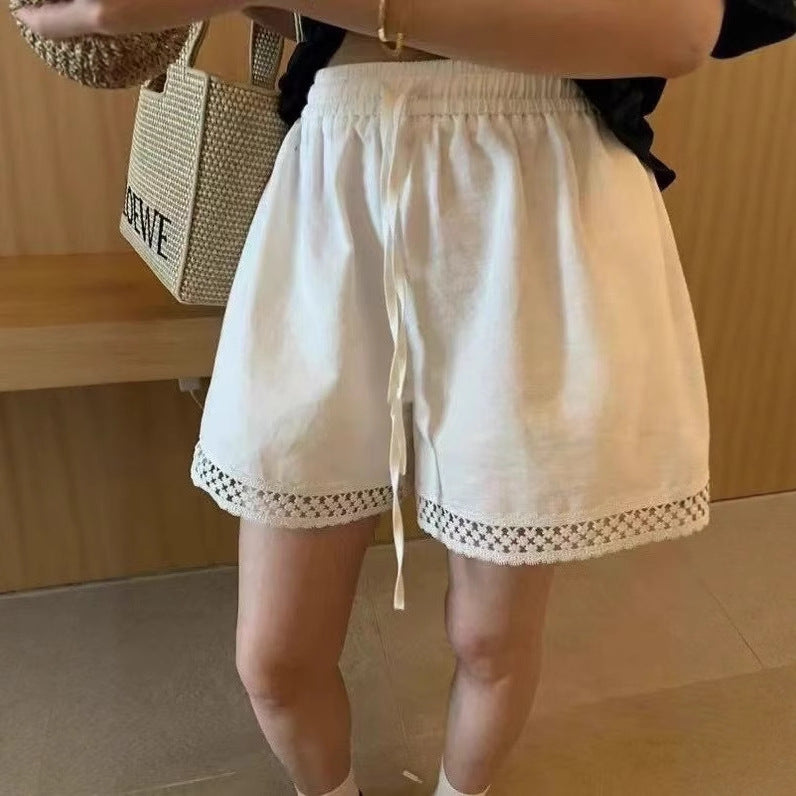Femme Letvægts Relaxed Fit Spidstekant Shorts Stilla