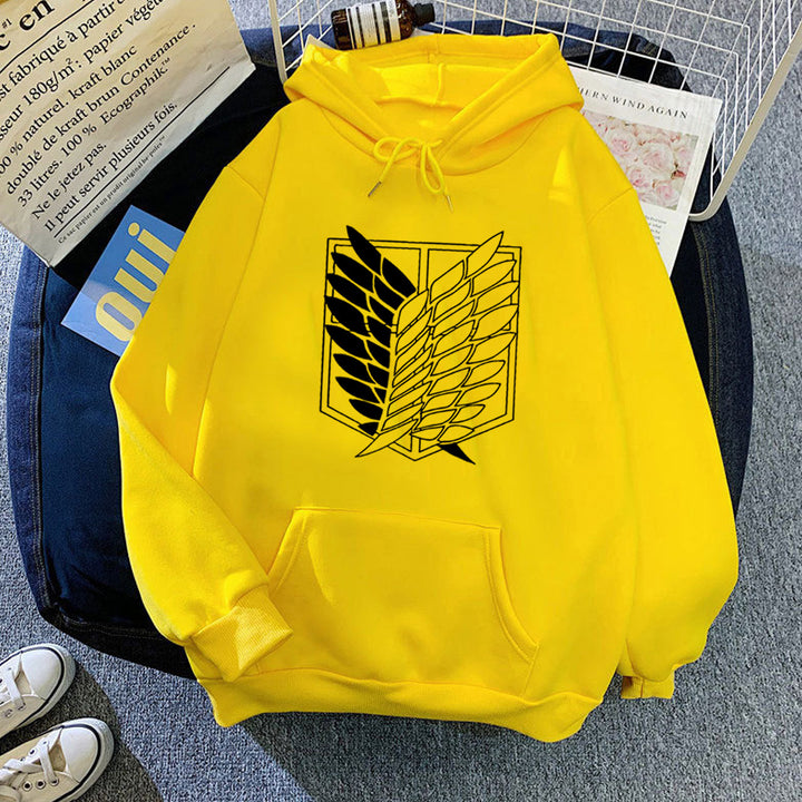 Damehoodie med ekstraordinært grafisk design Skovae