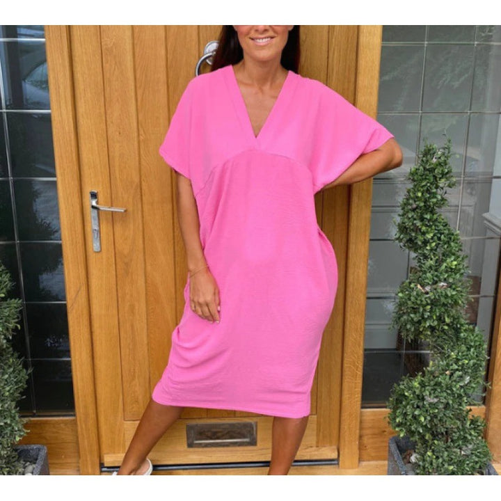 Dame Relaxed Fit Oversized T-shirt Kjole Stilla