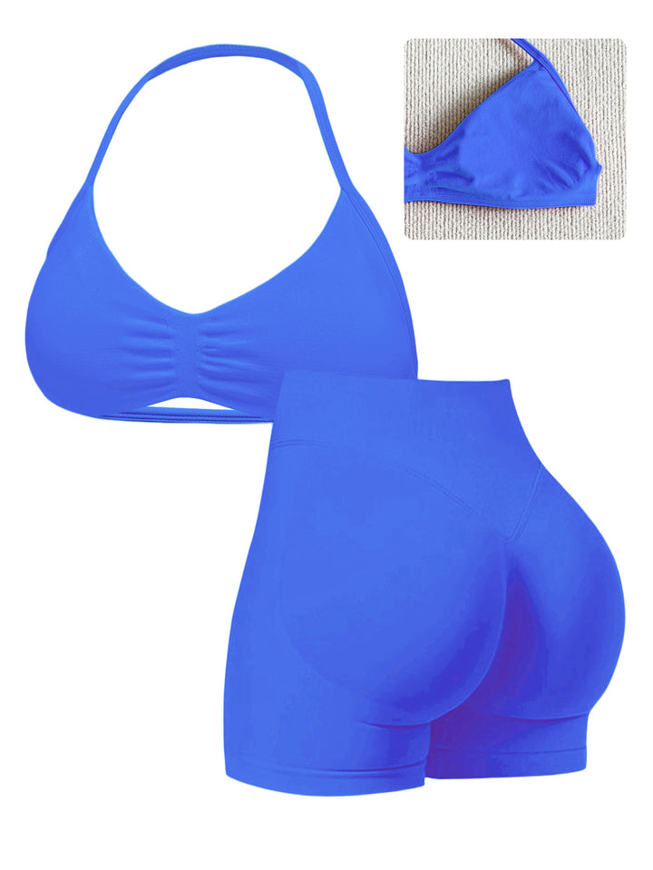 Dame Sporty Bikini med polstret top og høj talje Skovae