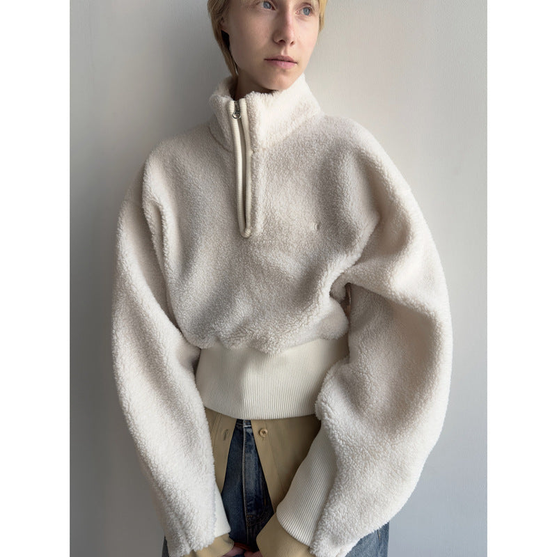 Damer hyggelig halv-lukket sweater Stilla