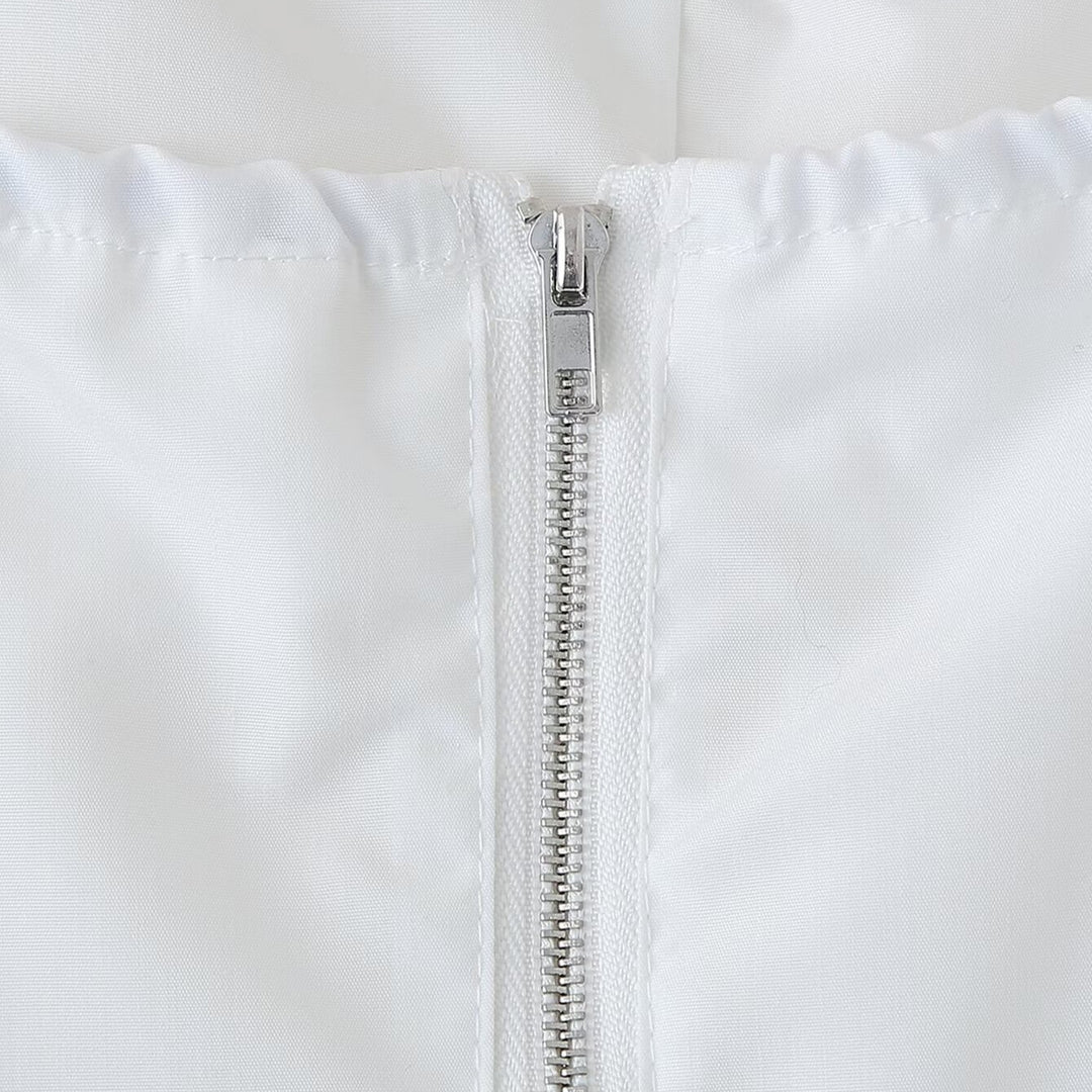 Femme Peplum Bluse med justerbare bindebånd Stilla