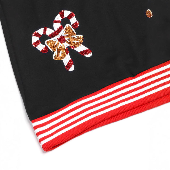Dame Festlig Grafik Pullover Stilla