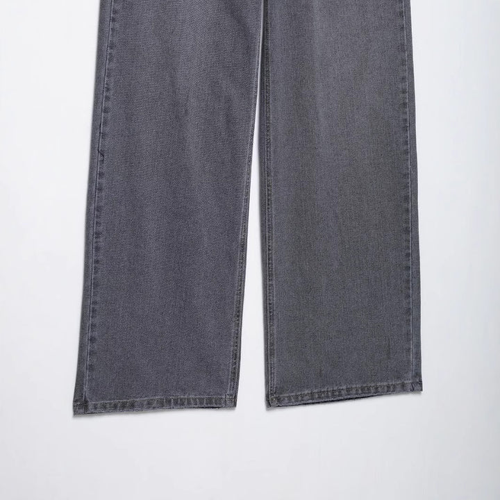 Dame bredde jeans med moderne snit Stilla