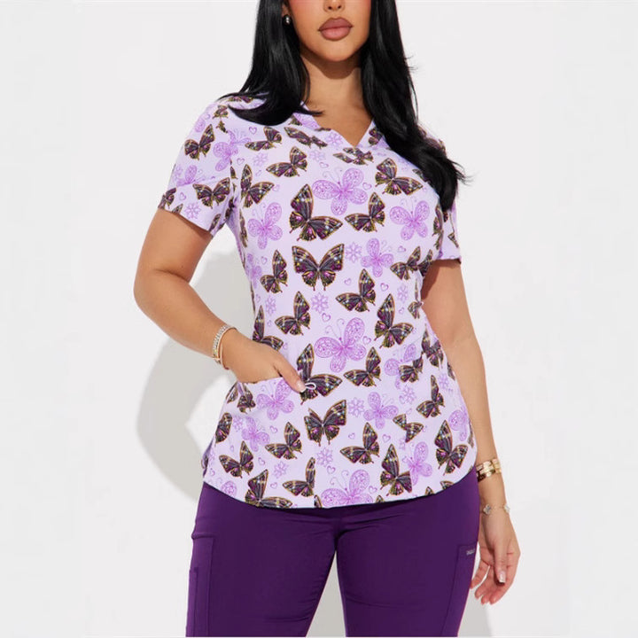 Dame plejeoverdel med moderne sommerfugledesign Stilla