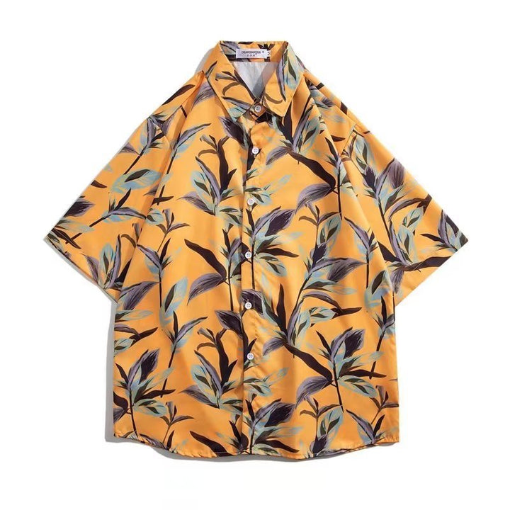 Herrer Tropical Print Fritids Kort sæt Stilla