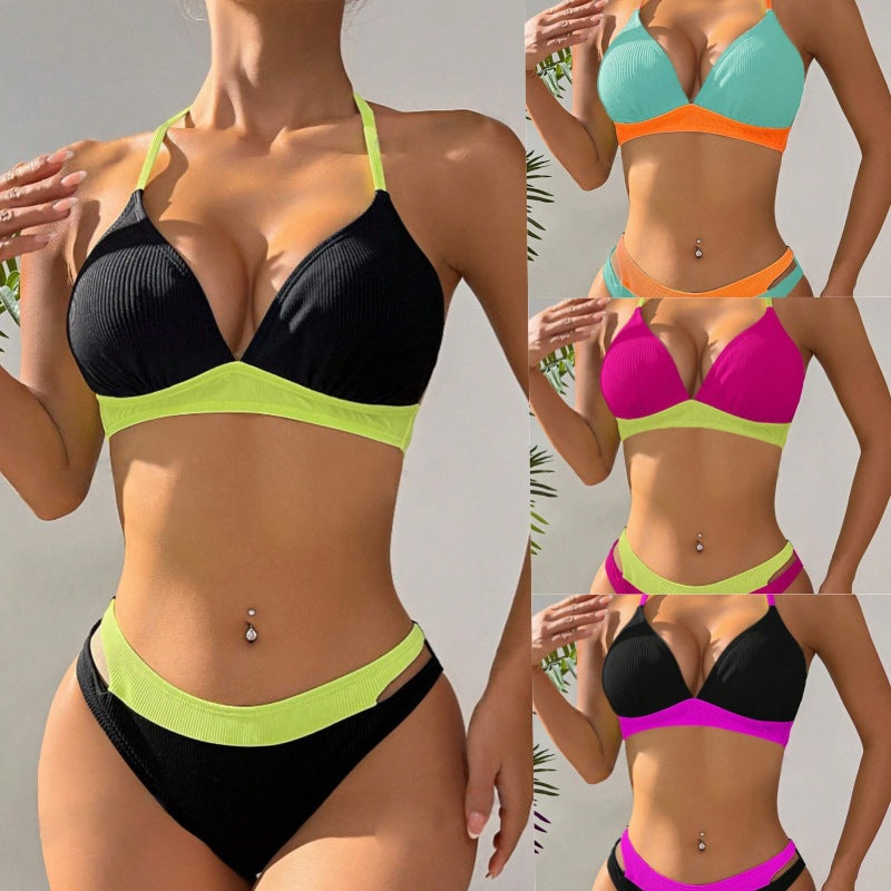 Dame Sportiv skåret Bikini-sæt Skovae