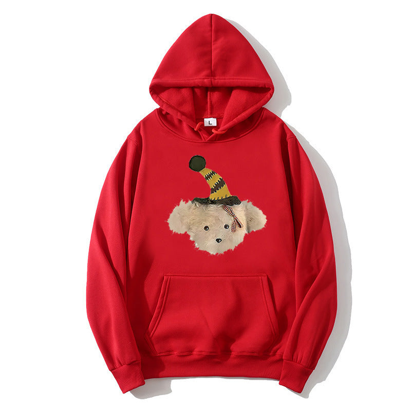 Kvindernes hoodie med legende hundemotiv Skovae