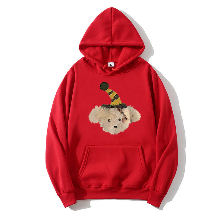 Kvindernes hoodie med legende hundemotiv Skovae