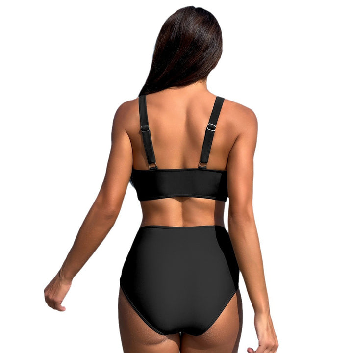 Dame Bikini-sæt med elegant mesh-detalje og høj talje Stilla
