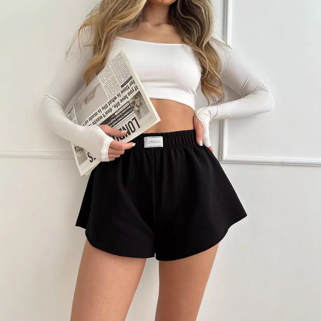 Dame Høj Talje Løst Sittende Lounge Shorts Stilla